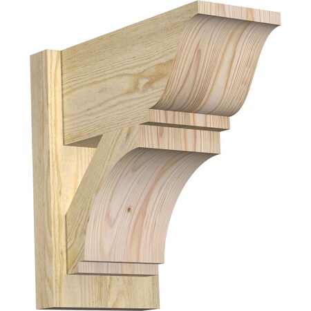Ekena Millwork Imperial Traditional Rough Sawn Outlooker, Douglas Fir, 8"W x 16"D x 16"H OUT08X16X16IMP01RDF